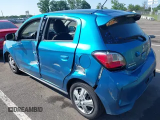 2021 Mitsubishi Mirage ES with VIN ML32AUHJ4MH002483, listed as a IAAI auction lot 42548664 with 134,915 mi miles and . Bid and sale history available at DreamBid. Image 3.
