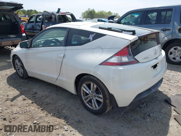 2011 Honda CR-Z EX with VIN JHMZF1D62BS006754, listed as a IAAI auction lot 41922006 with 220,598 mi miles and . Bid and sale history available at carsss.com. Image 3.