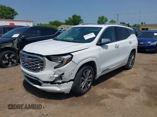 2019 GMC Terrain Denali with VIN 3GKALXEX7KL101072, listed as a IAAI auction lot 42361416 with 91,097 mi miles and . Bid and sale history available at DreamBid. Image 19.