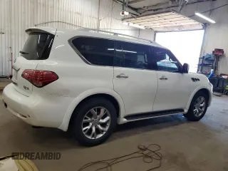 2011 Infiniti QX56 7-passenger with VIN JN8AZ2NE7B9001420, listed as a Copart auction lot 54947085 with 277,429 mi miles and Clean Title. Bid and sale history available at carsss.com. Image 3.