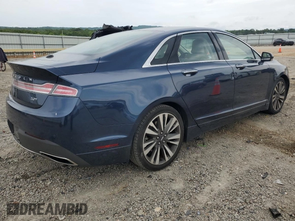 2017 Lincoln MKZ Select with VIN 3LN6L5C91HR641867, listed as a Copart auction lot 59538595 with 55,865 mi miles and Salvage title. Bid and sale history available at DreamBid. Image 3.