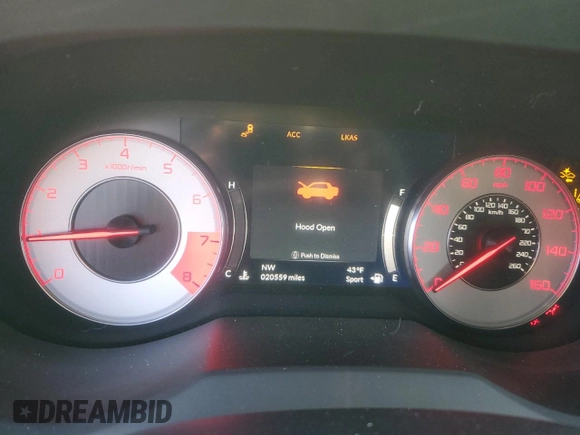 2021 Acura RDX w/A-Spec Package with VIN 5J8TC2H68ML013139, listed as a Copart auction lot 42141155 with 20,559 mi miles and Salvage Title. Bid and sale history available at carsss.com. Image 9.