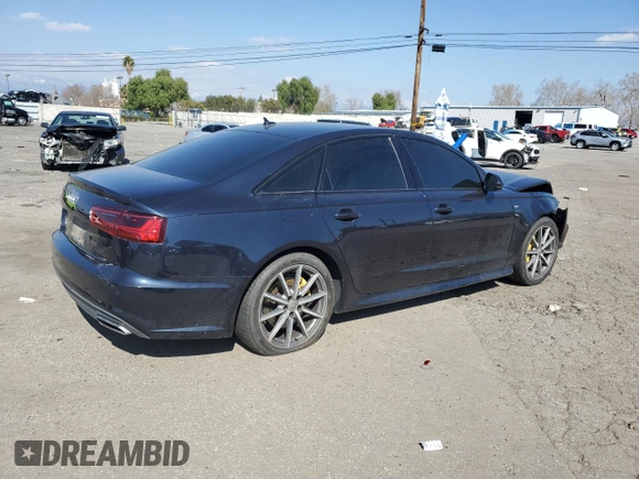 2017 Audi A6 Premium Plus with VIN WAUD8AFC1HN130754, listed as a Copart auction lot 43744333 with 91,889 mi miles. Bid and sale history available at carsss.com. Image 3.