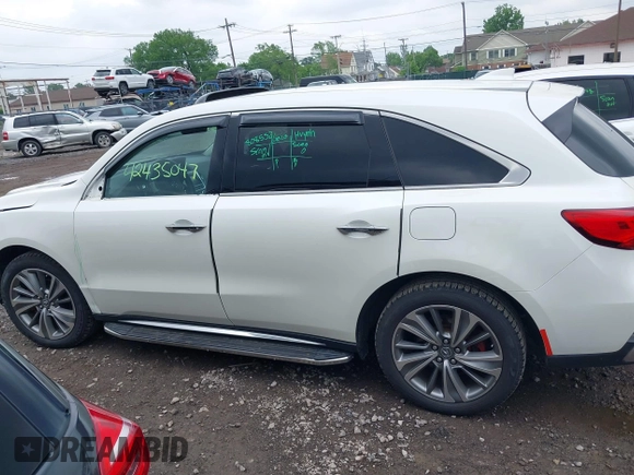 2017 Acura MDX Technology z VIN 5FRYD4H52HB025623, wystawiony jako IAAI lot #42435047 z przebiegiem 63 199 mil mil oraz . Historia ofert i sprzedaży dostępna na DreamBid. Obrazek 14.