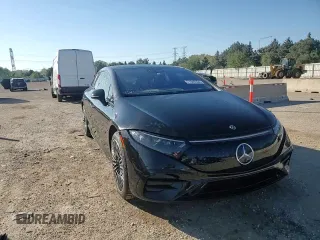 2022 Mercedes-Benz EQS with VIN W1KCG2DB0NA004525, listed as a Copart auction lot 71846334 with 42,793 mi miles and Salvage Title. Bid and sale history available at carsss.com. Image 13.