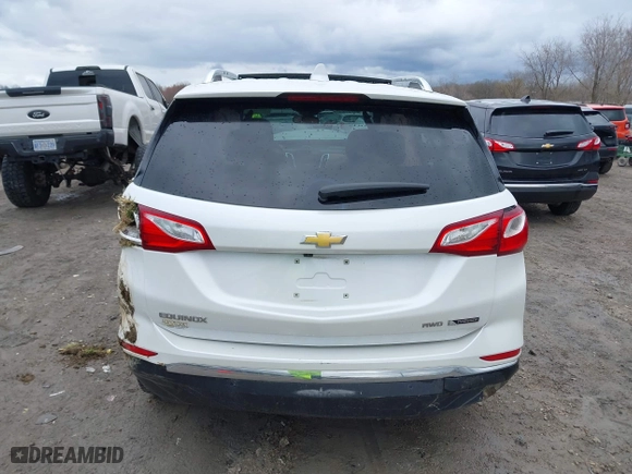 2018 Chevrolet Equinox Premier with VIN 2GNAXVEV3J6101020, listed as a IAAI auction lot 42038112 with 112,258 mi miles. Bid and sale history available at carsss.com. Image 17.
