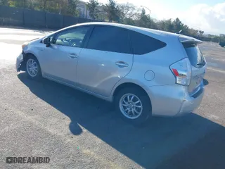 2014 Toyota Prius v Two with VIN JTDZN3EU0E3300651, listed as a IAAI auction lot 41739765 with 1 mi miles. Bid and sale history available at carsss.com. Image 3.