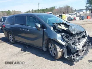 2018 Honda Odyssey EX-L with VIN 5FNRL6H76JB074903, listed as a IAAI auction lot 41834327 with 133,250 mi miles. Bid and sale history available at carsss.com. Image 1.