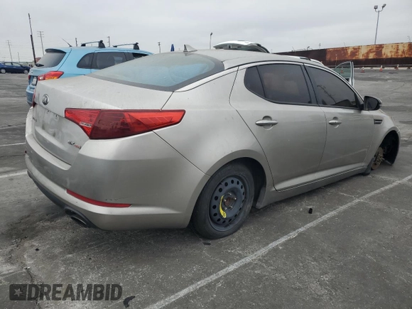 2013 Kia Optima EX with VIN 5XXGN4A77DG119235, listed as a Copart auction lot 59583675 with Not provided miles and Salvage title. Bid and sale history available at DreamBid. Image 3.
