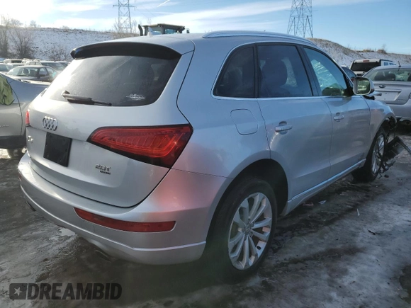 2013 Audi Q5 Premium with VIN WA1CFAFP6DA085880, listed as a Copart auction lot 42168855 with 132,310 mi miles and Salvage Title. Bid and sale history available at carsss.com. Image 3.