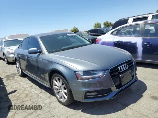 2014 Audi A4 Premium Plus with VIN WAUHFAFL9EN013443, listed as a Copart auction lot 58468394 with 149,965 mi miles and Salvage title. Bid and sale history available at DreamBid. Image 4.