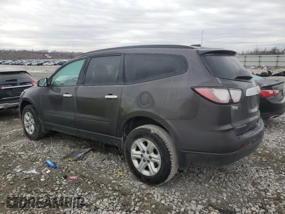2017 Chevrolet Traverse LS z VIN 1GNKRFED5HJ321204, wystawiony jako Copart lot #44148965 z przebiegiem 90 289 mil mil oraz Szkoda całkowita • Salvage title. Historia ofert i sprzedaży dostępna na DreamBid. Obrazek 2.
