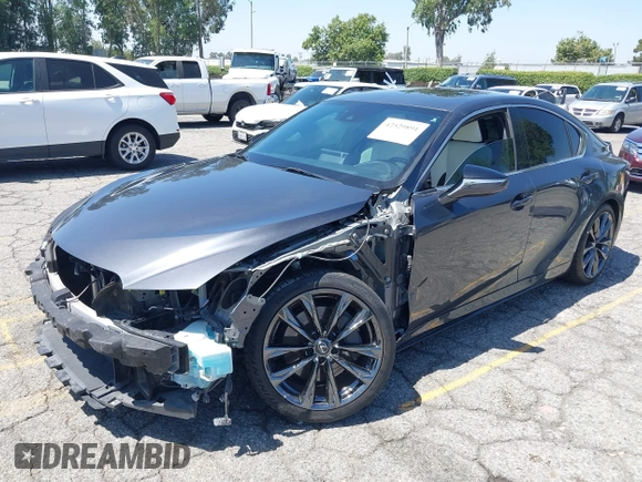 2021 Lexus IS 350 F Sport with VIN JTHGZ1B2XM5042188, listed as a IAAI auction lot 42529891 with 48,721 mi miles and . Bid and sale history available at DreamBid. Image 18.