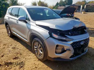 2019 Hyundai Santa Fe SEL with VIN 5NMS3CAD7KH025113, listed as a Copart auction lot 65915102 with 24,584 mi miles. Bid and sale history available at carsss.com. Image 1.
