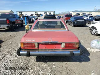 1983 Mercedes-Benz 380 380SL with VIN WDBBA45A6DB026285, listed as a Copart auction lot 43067185 with 122,752 mi miles and Clean Title. Bid and sale history available at carsss.com. Image 6.