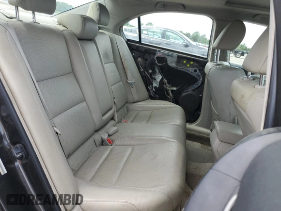 2009 Acura TSX with VIN JH4CU26629C024576, listed as a Copart auction lot 58189645 with 177,597 mi miles and Salvage title. Bid and sale history available at DreamBid. Image 10.