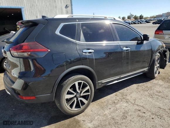 2019 Nissan Rogue SV with VIN 5N1AT2MV0KC743428, listed as a Copart auction lot 46267955 with 77,740 mi miles and Salvage Title. Bid and sale history available at carsss.com. Image 3.