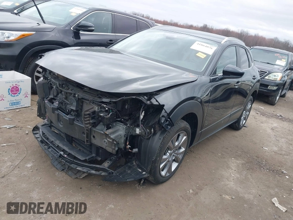 2023 Mazda CX-30 S Carbon Edition with VIN 3MVDMBCMXPM553129, listed as a IAAI auction lot 41864876 with 18,317 mi miles and . Bid and sale history available at DreamBid. Image 2.