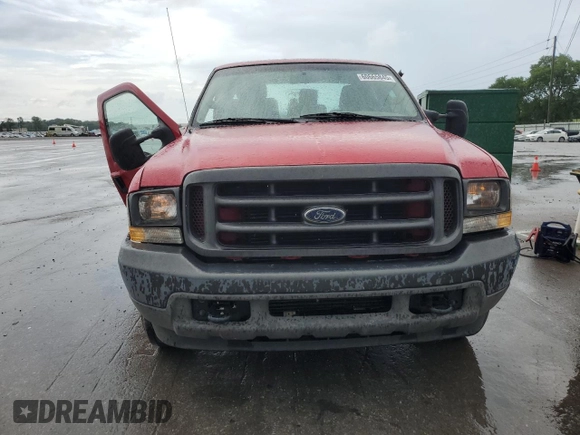 2004 Ford F-250 XL with VIN 1FTNX20L14EA74267, listed as a Copart auction lot 60665845 with Not provided miles and Salvage title. Bid and sale history available at DreamBid. Image 5.