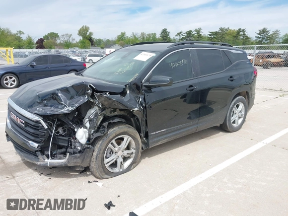 2022 GMC Terrain SLE with VIN 3GKALMEV4NL274386, listed as a IAAI auction lot 42205178 with 88,126 mi miles and . Bid and sale history available at DreamBid. Image 20.