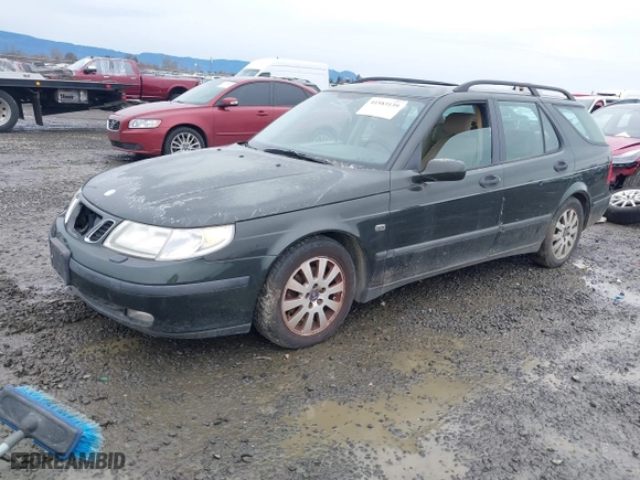 2003 Saab 9-5 Linear Sport with VIN YS3EB59E633010345, listed as a IAAI auction lot 41583139 with 134,862 mi miles. Bid and sale history available at carsss.com. Image 2.