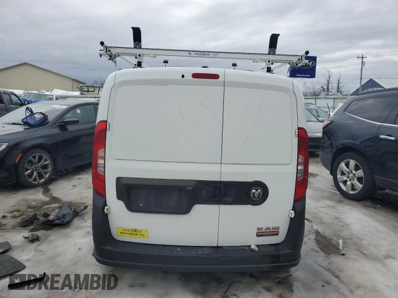 2019 Ram ProMaster City Cargo Tradesman z VIN ZFBHRFAB4K6N48548, wystawiony jako Copart lot #47012605 z przebiegiem 96 254 mil mil oraz Szkoda całkowita • Salvage title. Historia ofert i sprzedaży dostępna na DreamBid. Obrazek 6.
