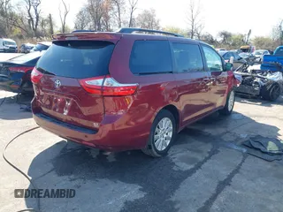 2015 Toyota Sienna Limited z VIN 5TDDK3DC0FS104012, wystawiony jako IAAI lot #41935233 z przebiegiem 160 635 mil mil oraz . Historia ofert i sprzedaży dostępna na DreamBid. Obrazek 4.