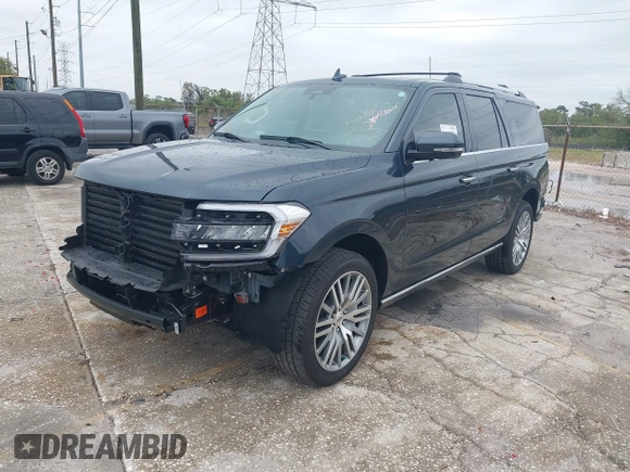2024 Ford Expedition Max Limited with VIN 1FMJK1K81REA64485, listed as a IAAI auction lot 41657071 with 8,722 mi miles and . Bid and sale history available at DreamBid. Image 23.