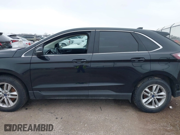 2015 Ford Edge SEL with VIN 2FMTK4J91FBB34028, listed as a IAAI auction lot 41710454 with 77,502 mi miles. Bid and sale history available at carsss.com. Image 14.