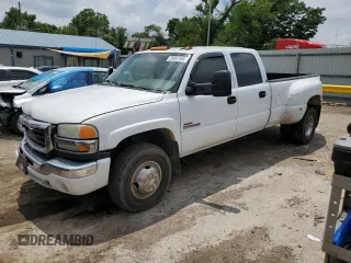 2005 GMC Sierra 3500 DRW Work Trk z VIN 1GTJK33215F944939, wystawiony jako Copart lot #59697465 z przebiegiem 146 736 mil mil oraz Szkoda całkowita • Salvage title. Historia ofert i sprzedaży dostępna na DreamBid. Obrazek 1.