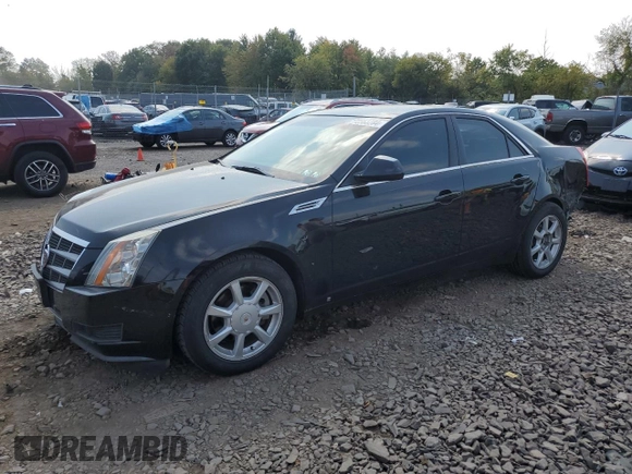 2009 Cadillac CTS RWD w/1SA with VIN 1G6DF577490155604, listed as a Copart auction lot 72563784 with 108,137 mi miles and Salvage Title. Bid and sale history available at carsss.com. Image 1.