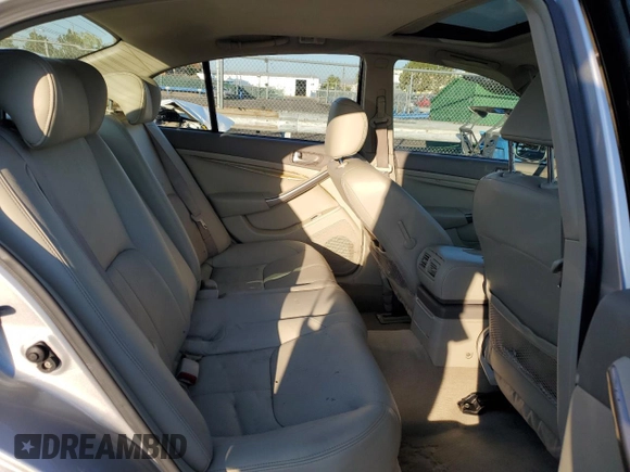 2004 Infiniti G35 w/Leather with VIN JNKCV51F74M702599, listed as a Copart auction lot 75554534 with 122,353 mi miles and Clean Title. Bid and sale history available at DreamBid. Image 10.
