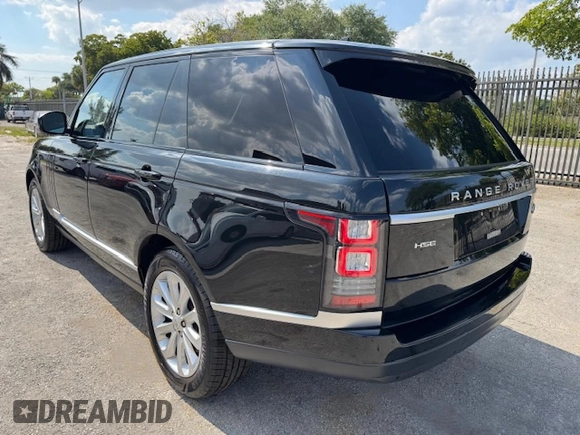2016 Land Rover Range Rover HSE with VIN SALGS2PF4GA287533, listed as a Copart auction lot 53760135 with 69,081 mi miles and Salvage title. Bid and sale history available at DreamBid. Image 2.