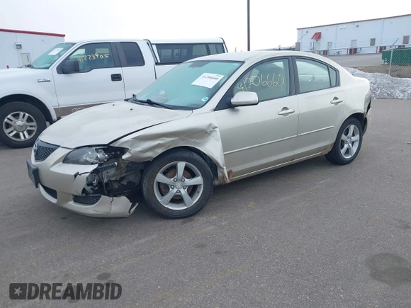 2004 Mazda 3 i with VIN JM1BK12F541192459, listed as a IAAI auction lot 41206660 with Not Provided miles and . Bid and sale history available at DreamBid. Image 2.