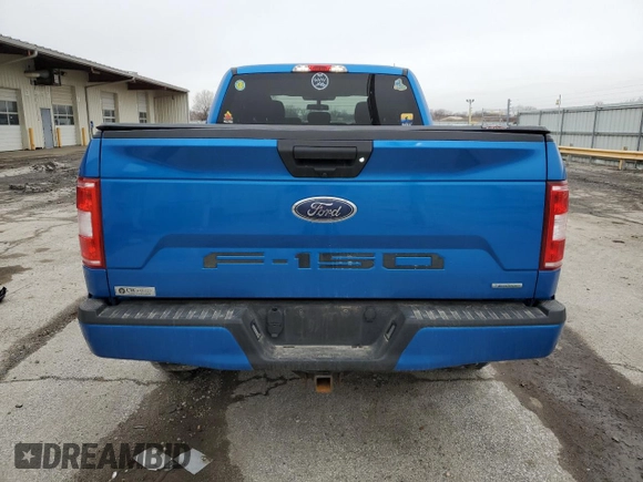 2020 Ford F-150 XL with VIN 1FTEX1EP0LKE83138, listed as a Copart auction lot 47927875 with 97,437 mi miles and Salvage Title. Bid and sale history available at DreamBid. Image 6.