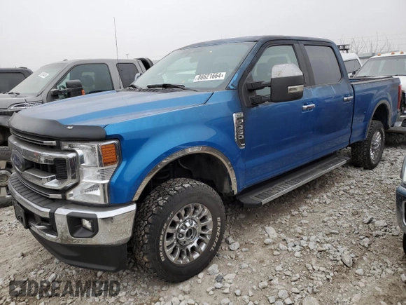 2021 Ford F-350 XL with VIN 1FT8W3BN7MEC21230, listed as a Copart auction lot 86621664 with 11,359 mi miles and Salvage Title. Bid and sale history available at DreamBid. Image 1.
