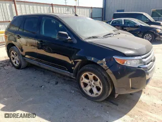 2013 Ford Edge SEL with VIN 2FMDK3JC1DBC47257, listed as a Copart auction lot 53328745 with 227,709 mi miles and Clean Title. Bid and sale history available at carsss.com. Image 4.