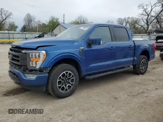 2023 Ford F-150 XL with VIN 1FTFW1E5XPKD84631, listed as a Copart auction lot 51796905 with 54,156 mi miles and Salvage Title. Bid and sale history available at carsss.com. Image 1.