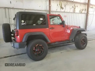 2018 Jeep Wrangler Willys Wheeler W z VIN 1C4AJWAG4JL909083, wystawiony jako Copart lot #57623175 z przebiegiem 82 028 mil mil oraz Szkoda całkowita • Salvage title. Historia ofert i sprzedaży dostępna na DreamBid. Obrazek 3.