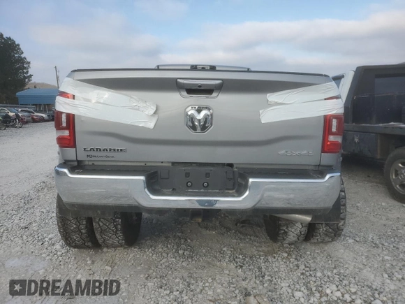 2024 Ram 3500 Laramie with VIN 3C63RRJLXRG272877, listed as a Copart auction lot 45136205 with 5,025 mi miles and Salvage Title. Bid and sale history available at carsss.com. Image 6.