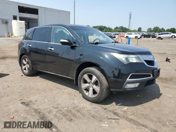 2011 Acura MDX with VIN 2HNYD2H29BH549312, listed as a Copart auction lot 59328825 with Not provided miles and Salvage title. Bid and sale history available at DreamBid. Image 4.