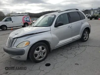 2001 Chrysler PT Cruiser with VIN 3C8FY4BB61T645506, listed as a Copart auction lot 49105025 with 151,666 mi miles and Salvage Title. Bid and sale history available at carsss.com. Image 1.