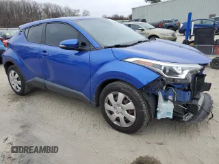 2019 Toyota C-HR XLE with VIN NMTKHMBX4KR072109, listed as a Copart auction lot 47124985 with 142,969 mi miles and Salvage Title. Bid and sale history available at carsss.com. Image 4.