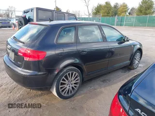 2008 Audi A3 with VIN WAUNF78P08A141023, listed as a IAAI auction lot 41633380 with 134,831 mi miles. Bid and sale history available at carsss.com. Image 4.