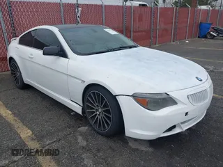 2005 BMW 6 Series 645Ci with VIN WBAEH73455B193065, listed as a IAAI auction lot 41507323 with 155,544 mi miles. Bid and sale history available at carsss.com. Image 1.