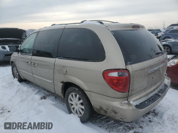 2002 Chrysler Town & Country LXi with VIN 2C8GP54L72R580009, listed as a Copart auction lot 45201505 with 124,085 mi miles and Clean Title. Bid and sale history available at carsss.com. Image 2.