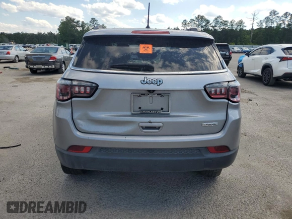 2018 Jeep Compass Latitude with VIN 3C4NJCBB8JT272514, listed as a Copart auction lot 55050635 with Not provided miles and Salvage title. Bid and sale history available at DreamBid. Image 6.