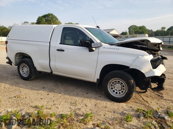 2023 Chevrolet Silverado 1500 Work Truck with VIN 3GCNAAEK0PG343268, listed as a Copart auction lot 54327815 with 82,603 mi miles and Clean Title. Bid and sale history available at DreamBid. Image 4.