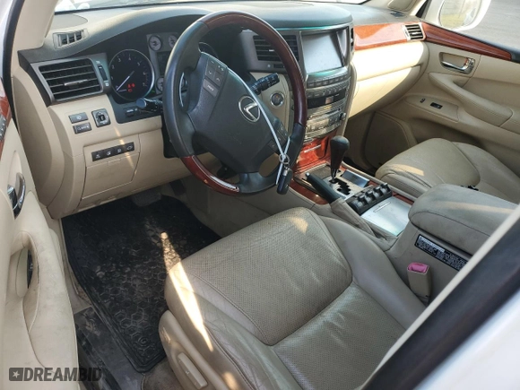 2008 Lexus LX 570 with VIN JTJHY00W784017525, listed as a Copart auction lot 71674574 with 241,312 mi miles and Salvage Title. Bid and sale history available at carsss.com. Image 8.