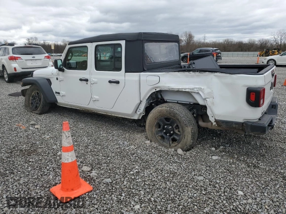 2023 Jeep Gladiator Freedom with VIN 1C6HJTAG6PL550171, listed as a Copart auction lot 50010485 with 37,064 mi miles and Salvage title. Bid and sale history available at DreamBid. Image 2.